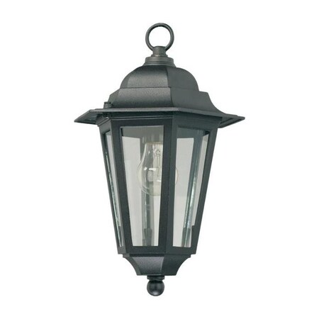 Quorum One Light Black Hanging Lantern 791-15
